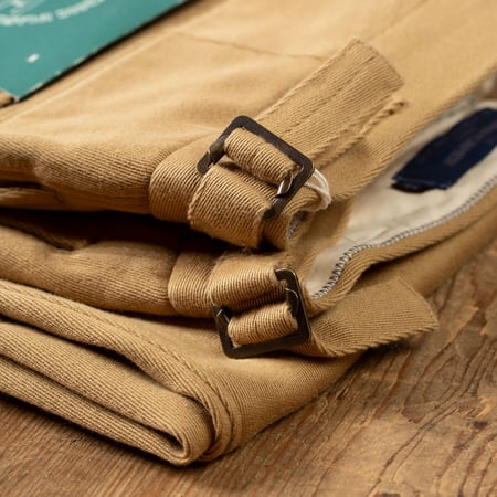 detail flaneurs BARNSTORMER 1849 FOB Factory American Fit Dobby Chinos Khaki