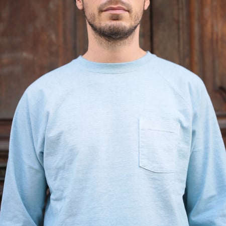 Heavy Raglan Pocket T-shirt LS P-Soda