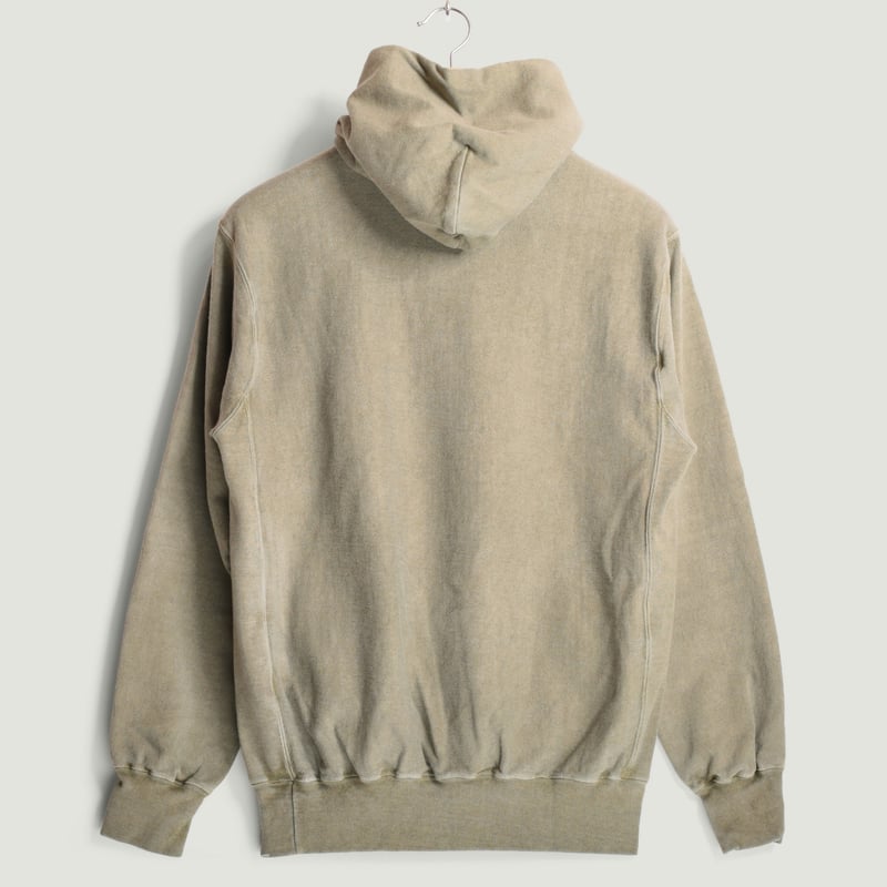 Heavy Pullover Hooded Sweatshirt in Sage Green