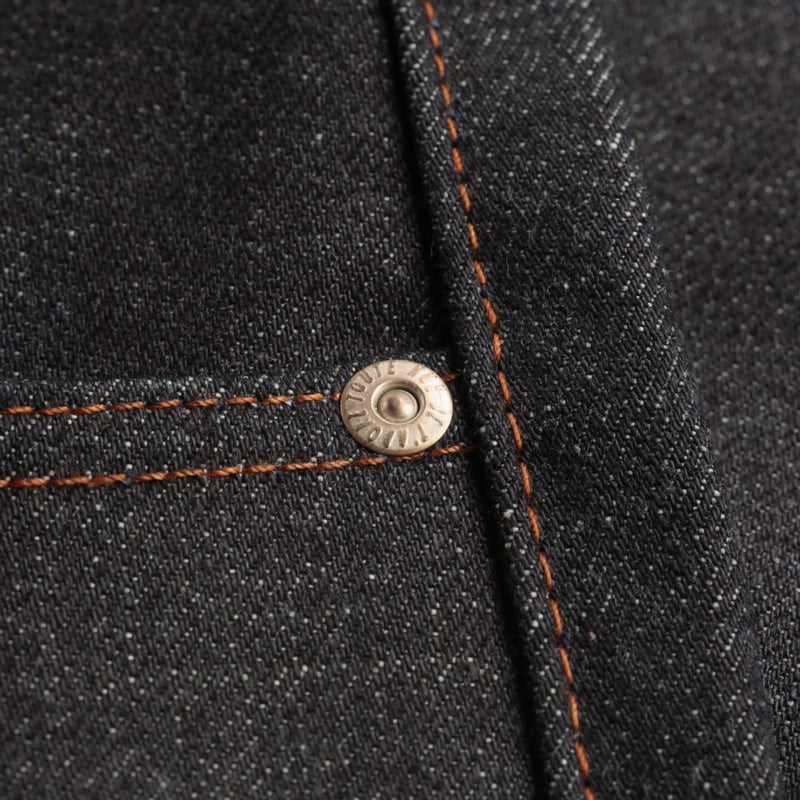 flâneurs NAKED & FAMOUS WeirdGuy Deep Indigo Rigid Selvedge rivet
