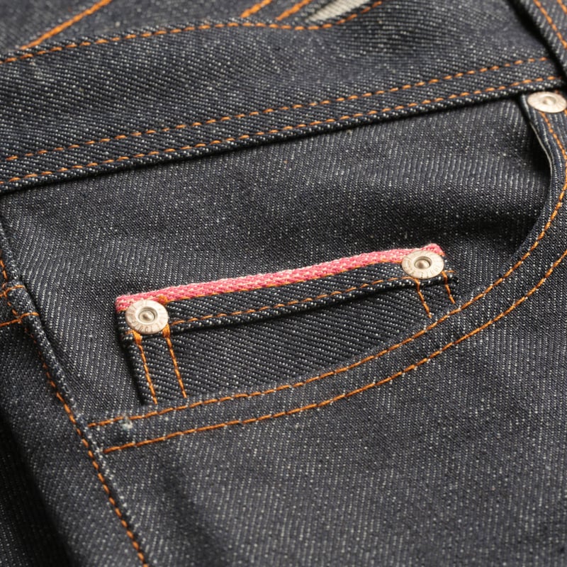 image NAKED & FAMOUS EasyGuy Dirty Fade Selvedge coin pocket