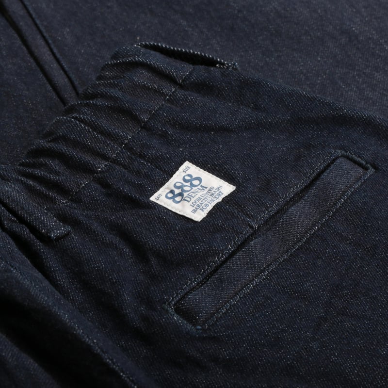 F0508 Denim Track Pants Indigo