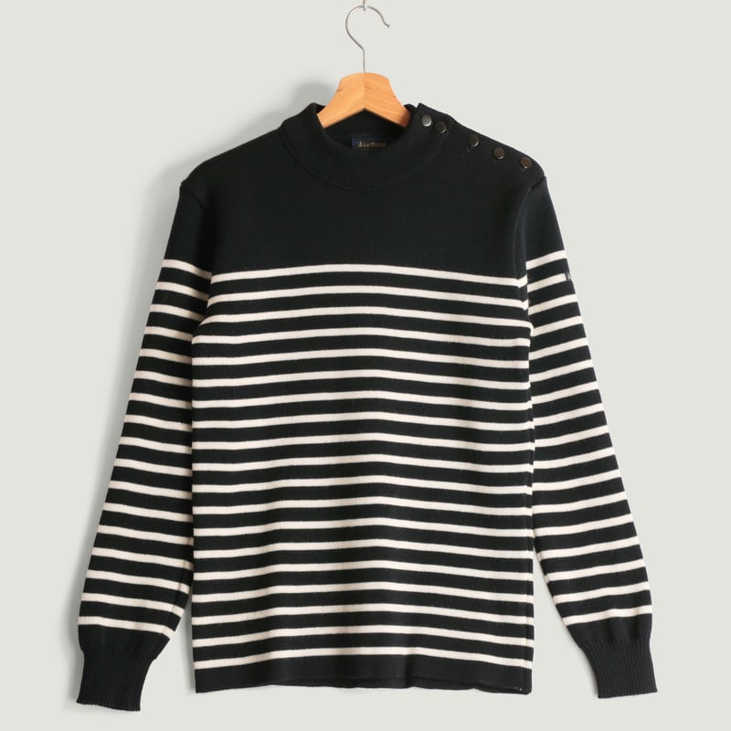 Pull Marin Rayé Marine/Ecru