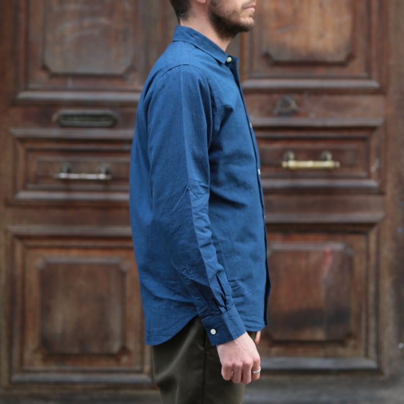 JAPAN BLUE / Buono Shirt 5oz Deep Indigo Selvedge Chambray