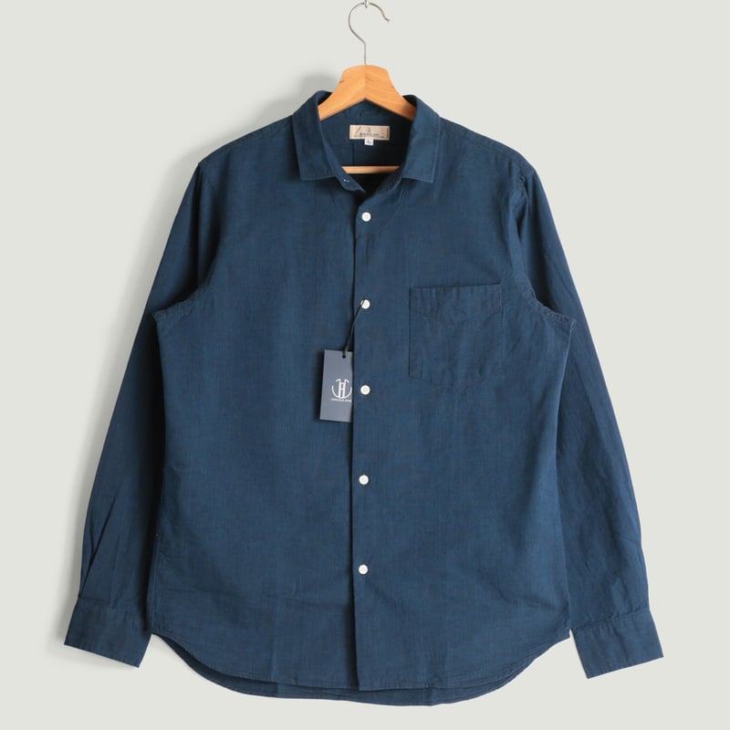 JAPAN BLUE / Buono Shirt 5oz Deep Indigo Selvedge Chambray