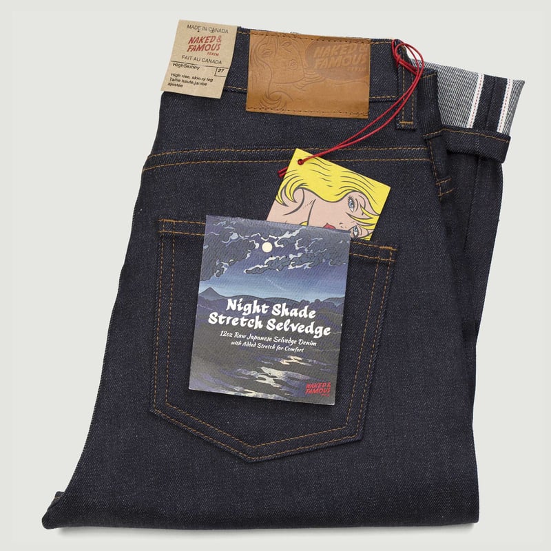 NAKED & FAMOUS WOMEN / High Skinny Nightshade Stretch Selvedge