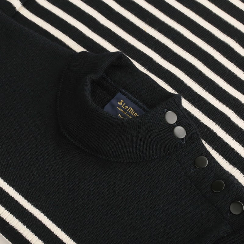Navy/Ecru Striped Sailor Sweater