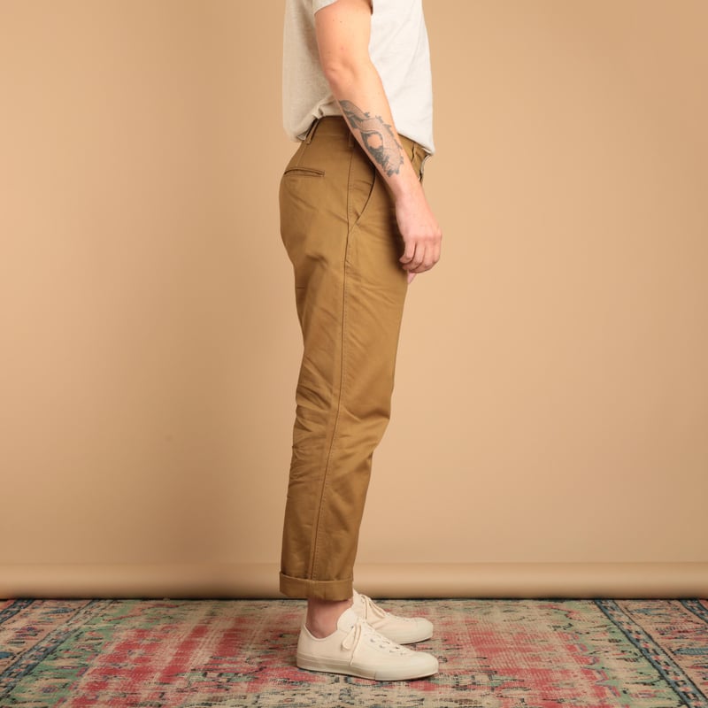 F0514 Narrow U.S. Trousers Khaki