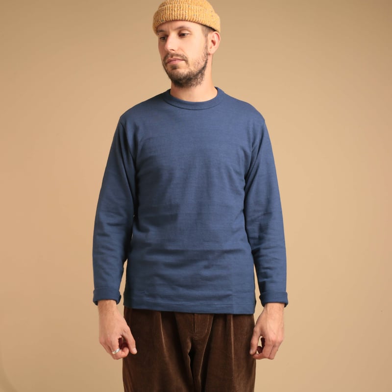 Lot 5906 Long Sleeve No Print T-Shirt Navy