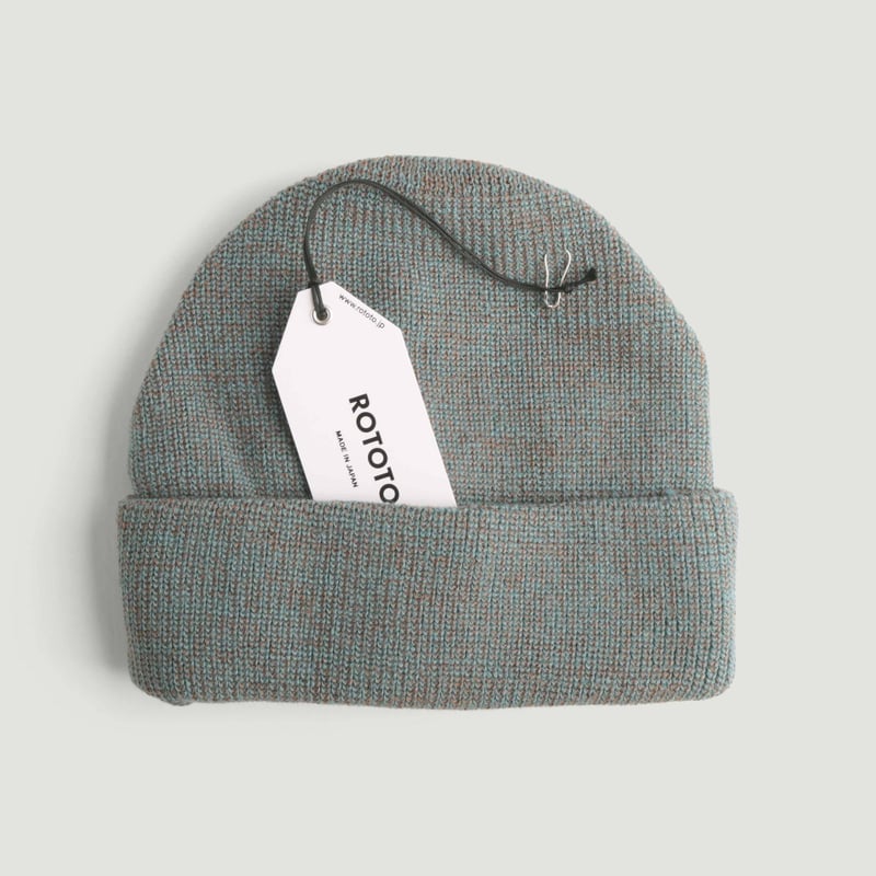 Bonnet Bulky Watch Cap L.Blue/Mocha