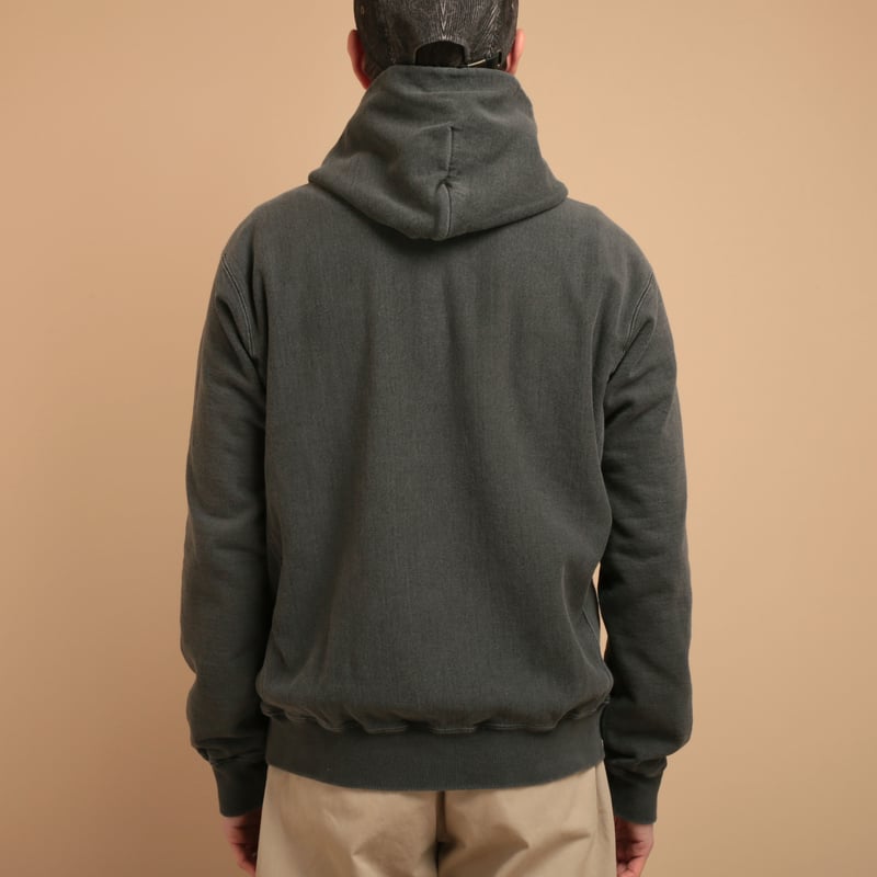 Heavy Zip Hood Sweat P-Black
