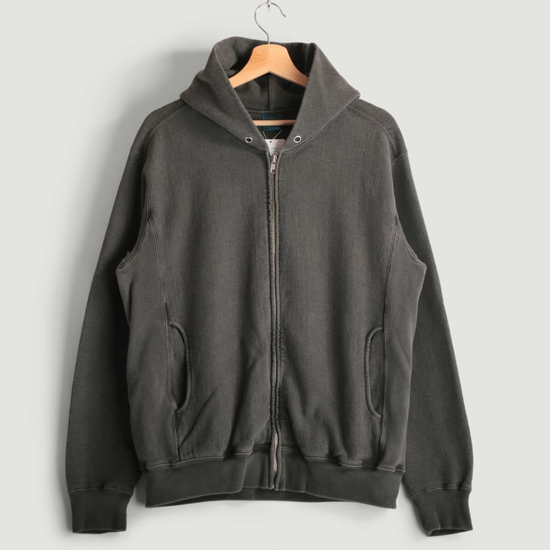 Heavy Zip Hood Sweat P-Black