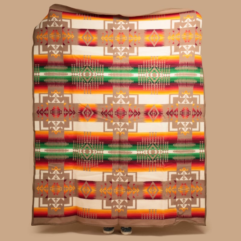 Large Chief Joseph Blanket in Khaki