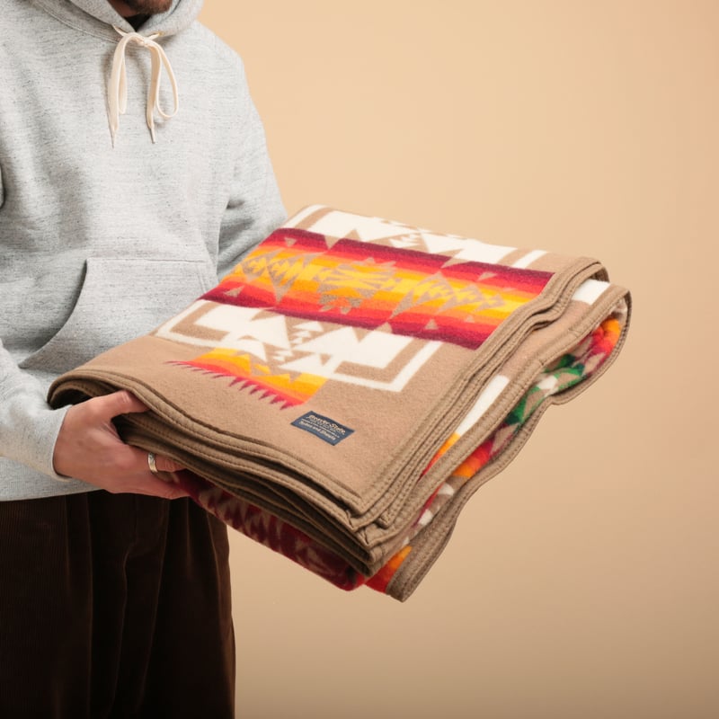 Large Chief Joseph Blanket in Khaki