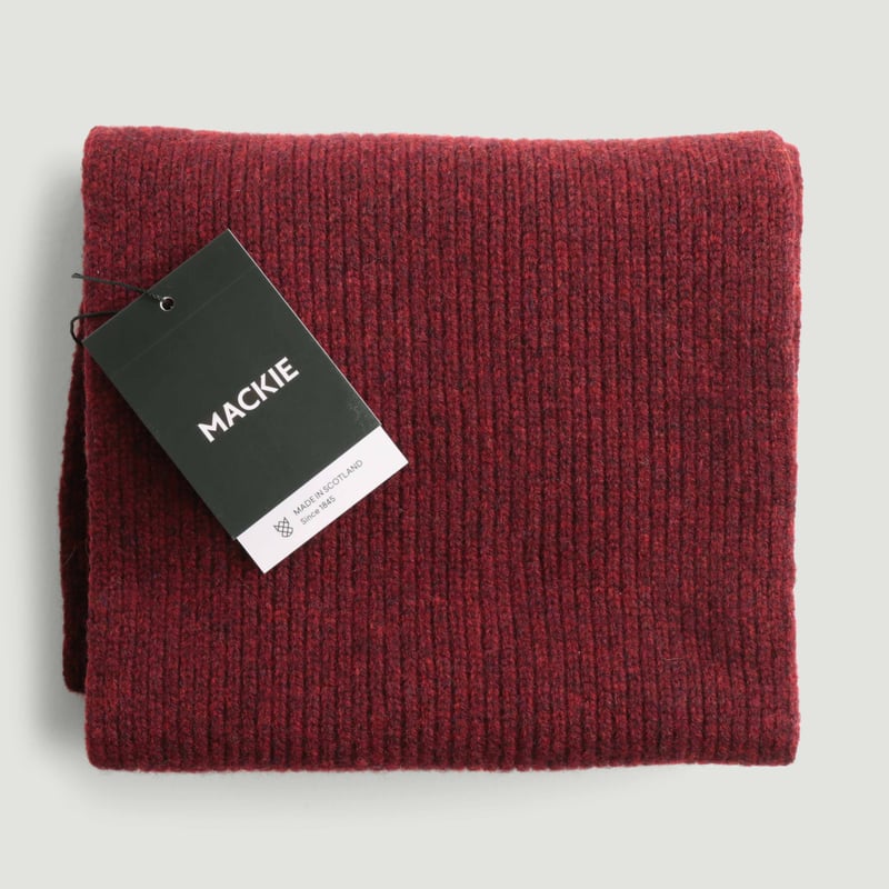 Clyde Red Velvet Scarf