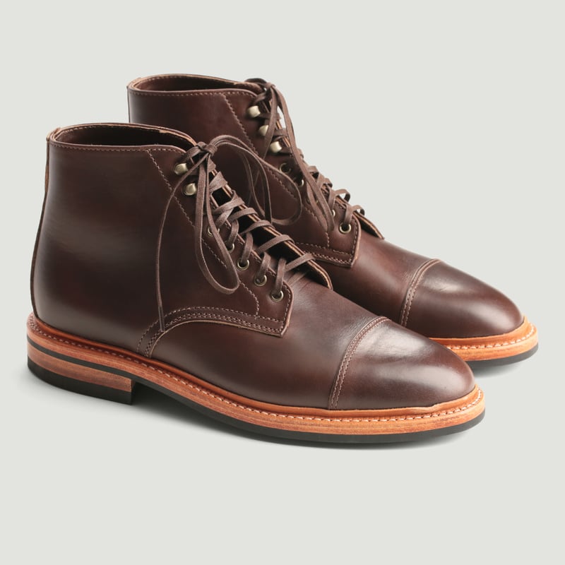 Brown Chromexcel Cap-Toe Lakeshore Boot