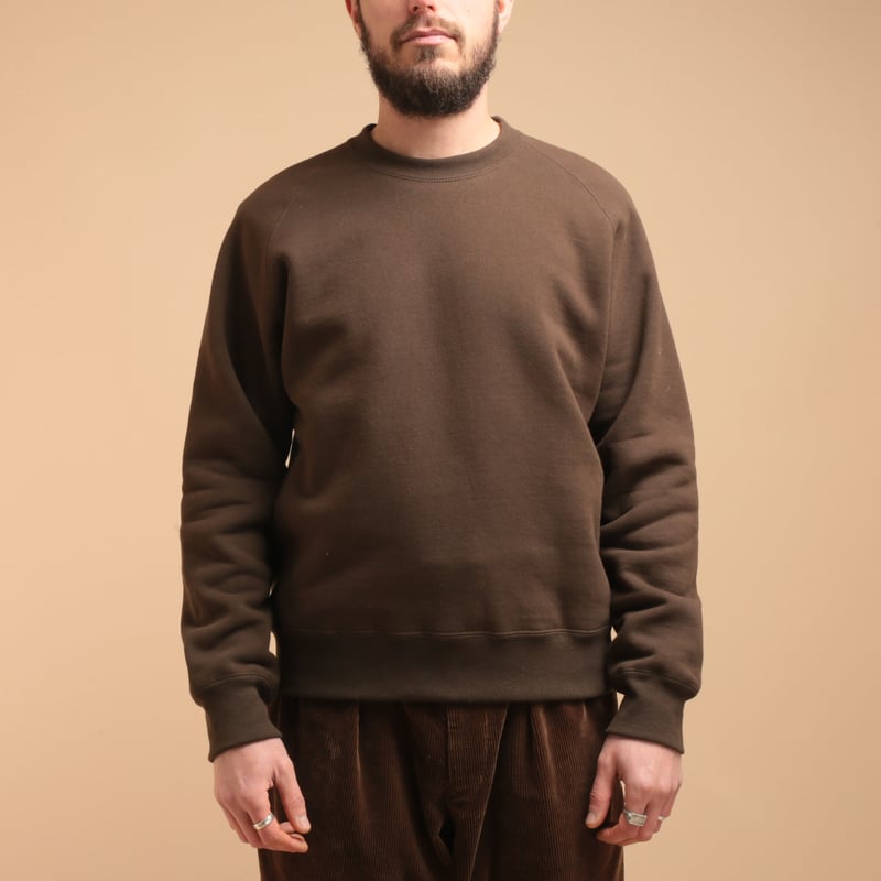 "SURE MFG" Awesome Crewneck Sweatshirt Brown
