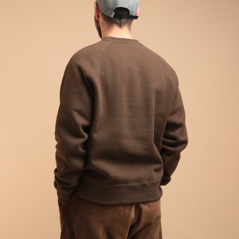 "SURE MFG" Awesome Crewneck Sweatshirt Brown