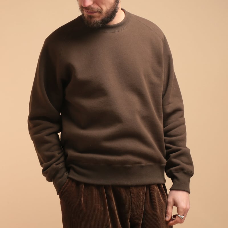 "SURE MFG" Awesome Crewneck Sweatshirt Brown