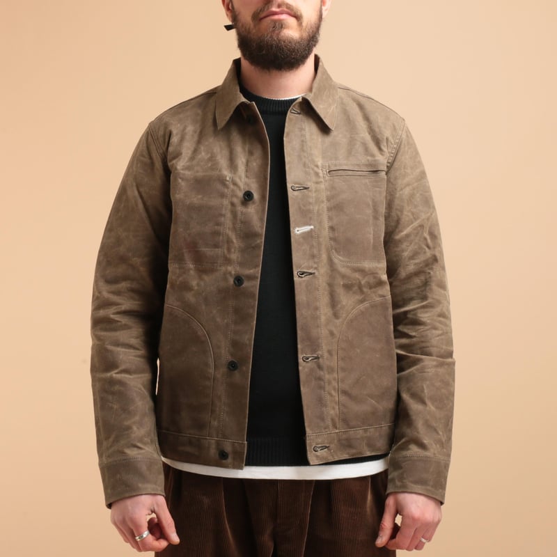 Ridgeline Supply Jacket Brown Waxed Canvas