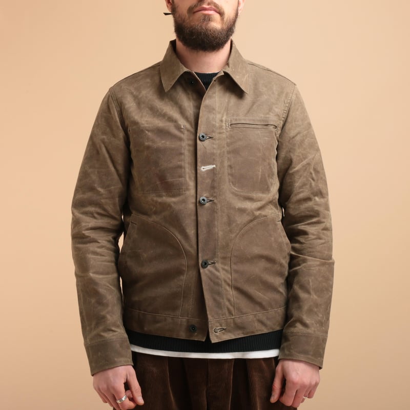 Ridgeline Supply Jacket Brown Waxed Canvas