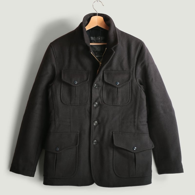 Wool Alligator Jacket Navy