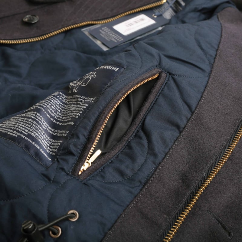 Wool Alligator Jacket Navy