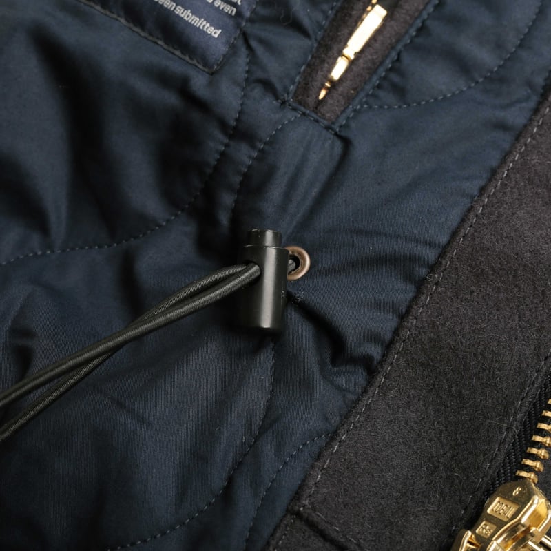 Wool Alligator Jacket Navy