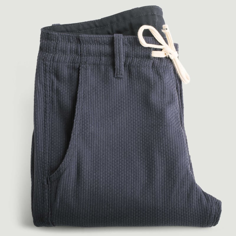 Boarder Pant Navy Sashiko