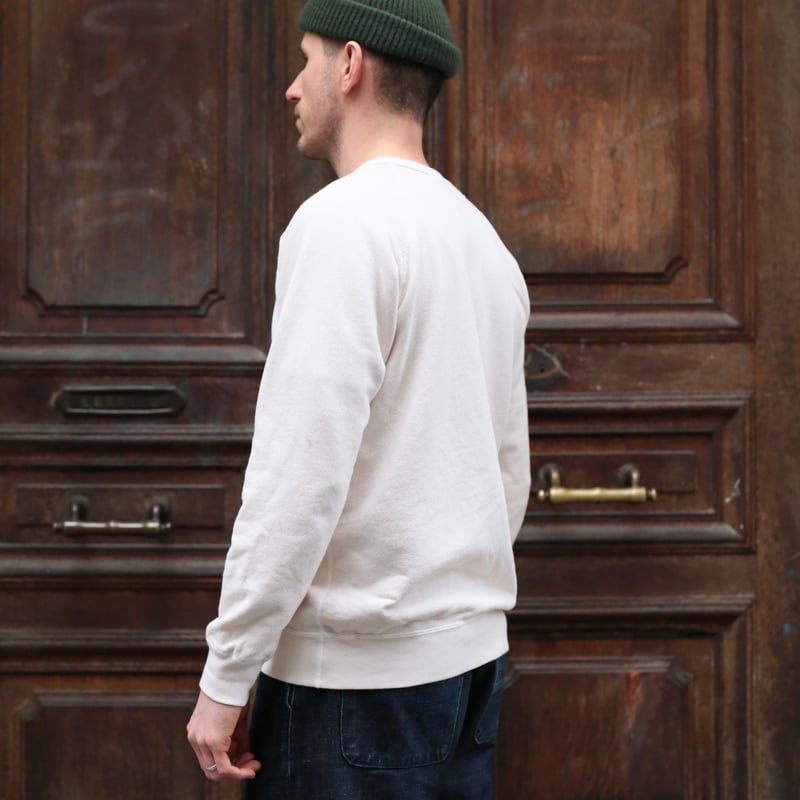 Raglan Crewneck Sweatshirt P-Natural