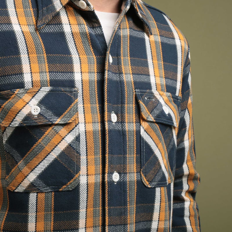 Lot 3104 Flannel Shirt Navy