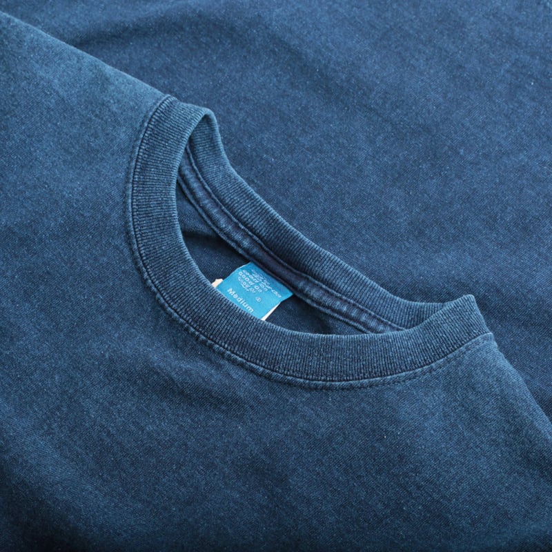 Long Sleeve Pocket Tee Indigo Shave