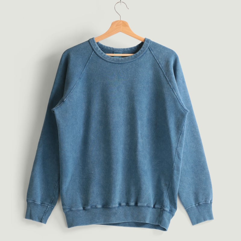 Raglan Crewneck Sweatshirt Ice Blue