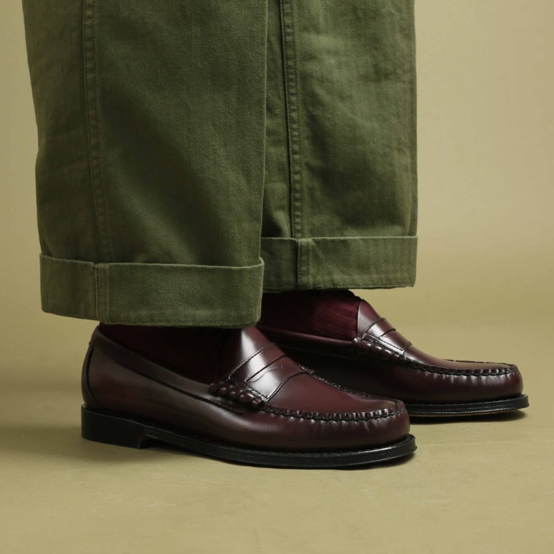 Weejuns Heritage Larson Penny Loafers Wine