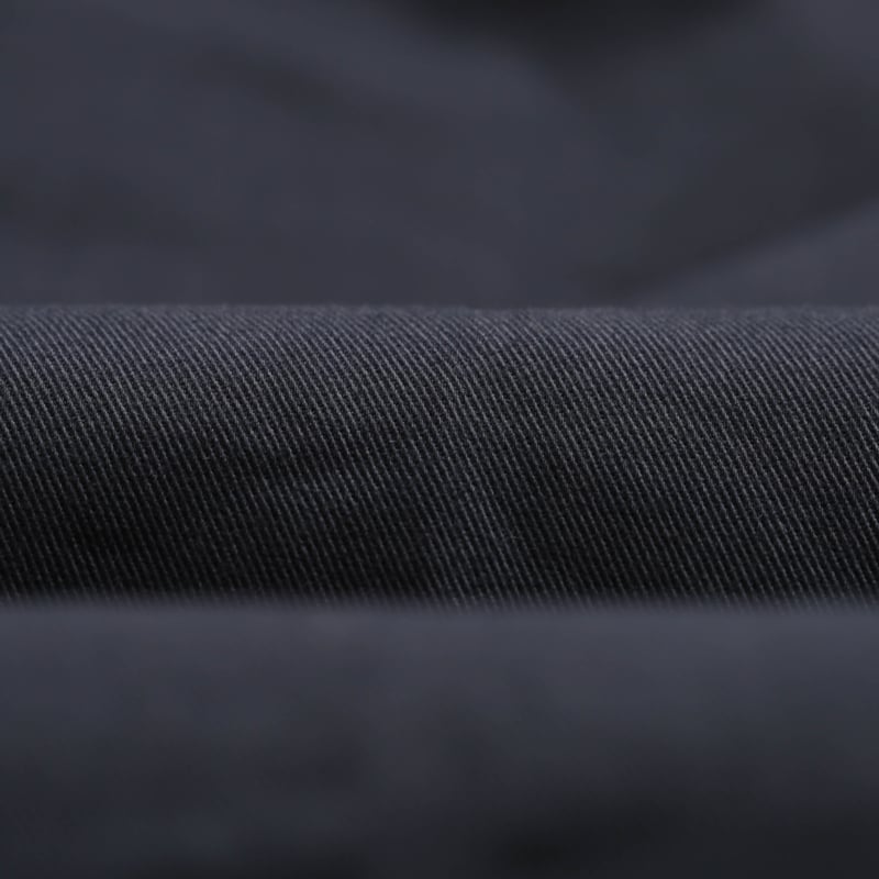 image flâneurs détail tissu Beams 2 Pleats Twill Trousers navy