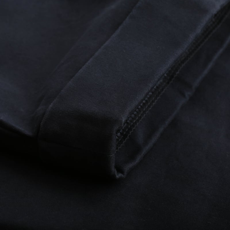 image flâneurs détail bas Beams 2 Pleats Twill Trousers navy