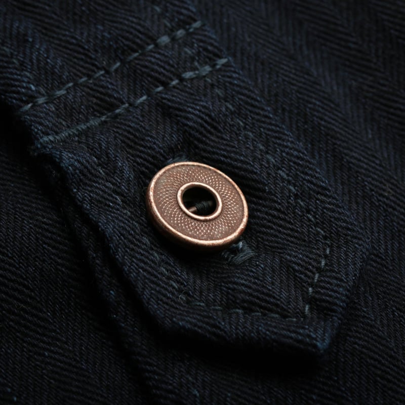 Indigo Herringbone Workshirt