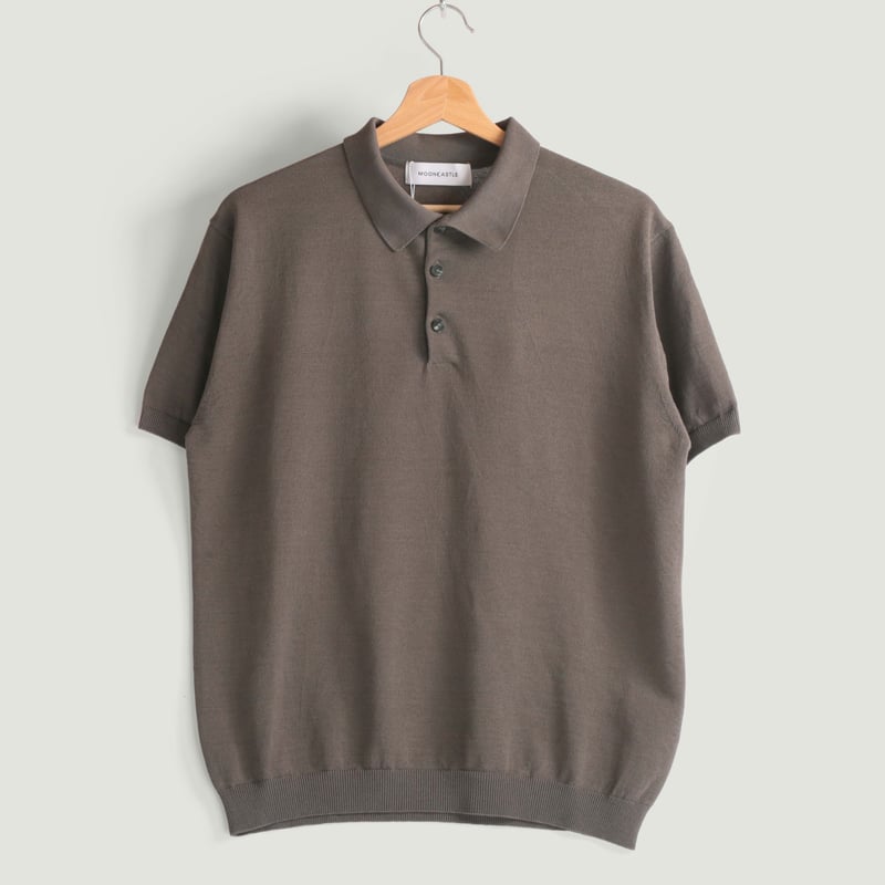 Ice Cotton Poloneck Charcoal Gray