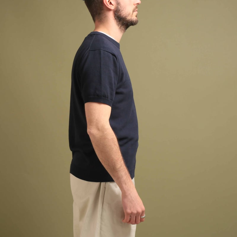 Ice Cotton Crewneck Navy