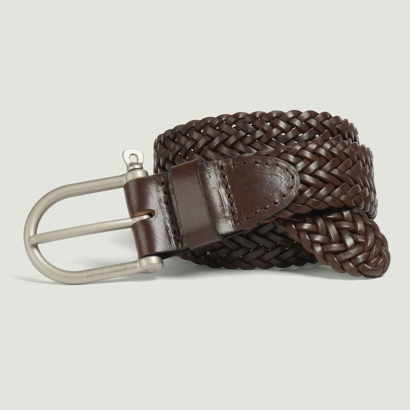 Braided Rosewood Manila Belt