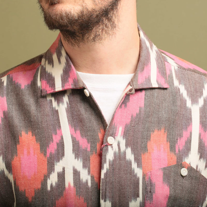 KARDO x FLÂNEURS / S/S Shirt Ikat 46