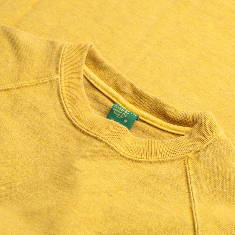 Short Sleeve Heavy Raglan Pocket Tee - Banana Yellow