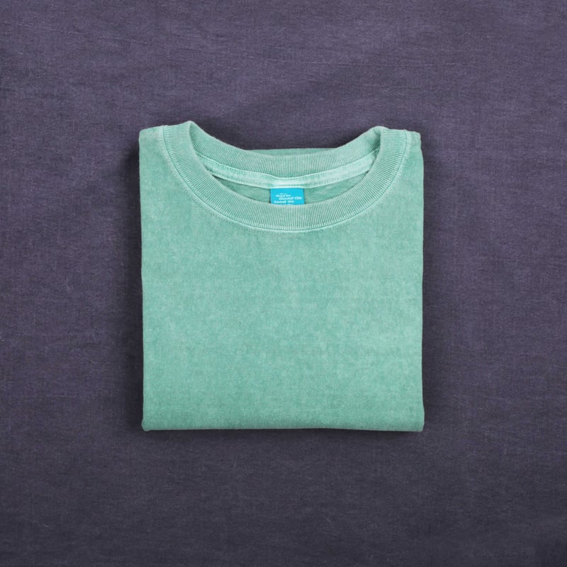 Short Sleeve Crew T-Shirt in Smokey Green