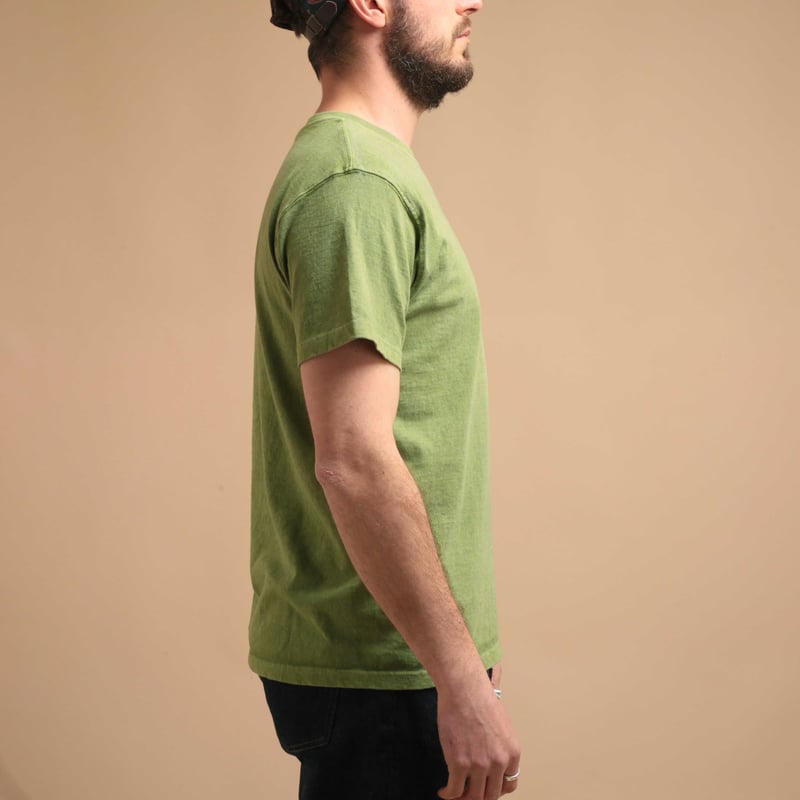 Short Sleeve Crew T-Shirt in Matcha Color
