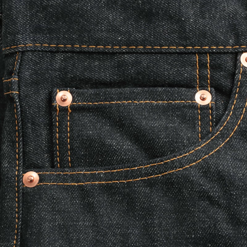 "NO COMPLY" Slim 13.5oz Indigo Selvedge Denim
