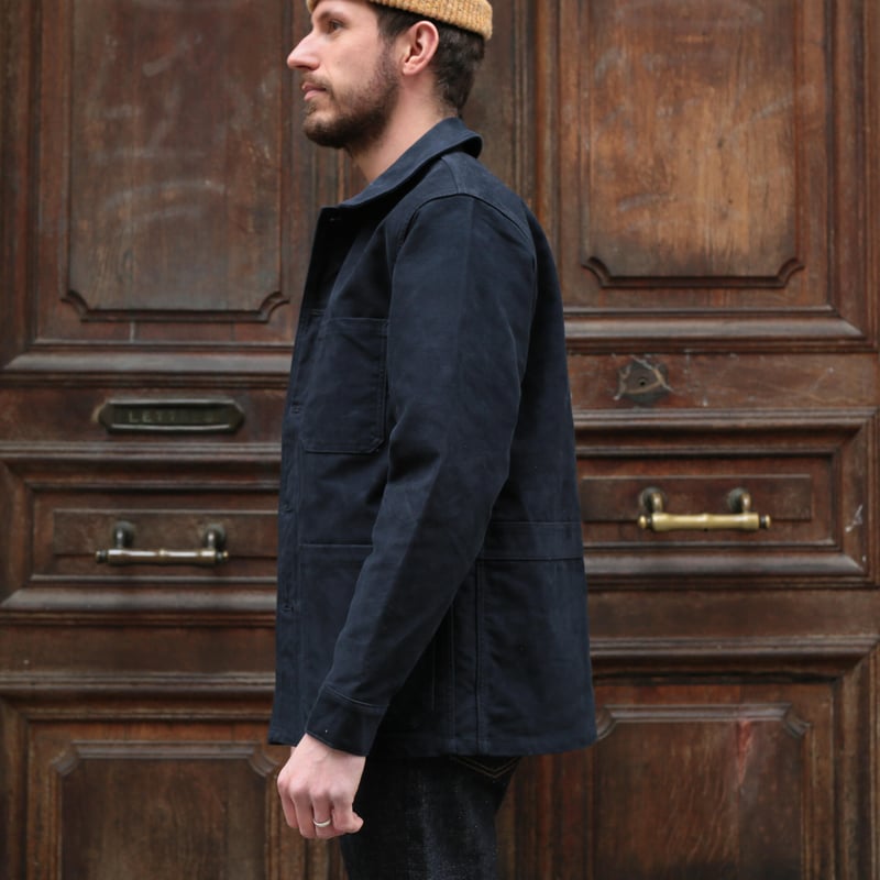 French Moleskin Jacket Navy