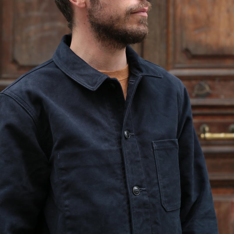 French Moleskin Jacket Navy