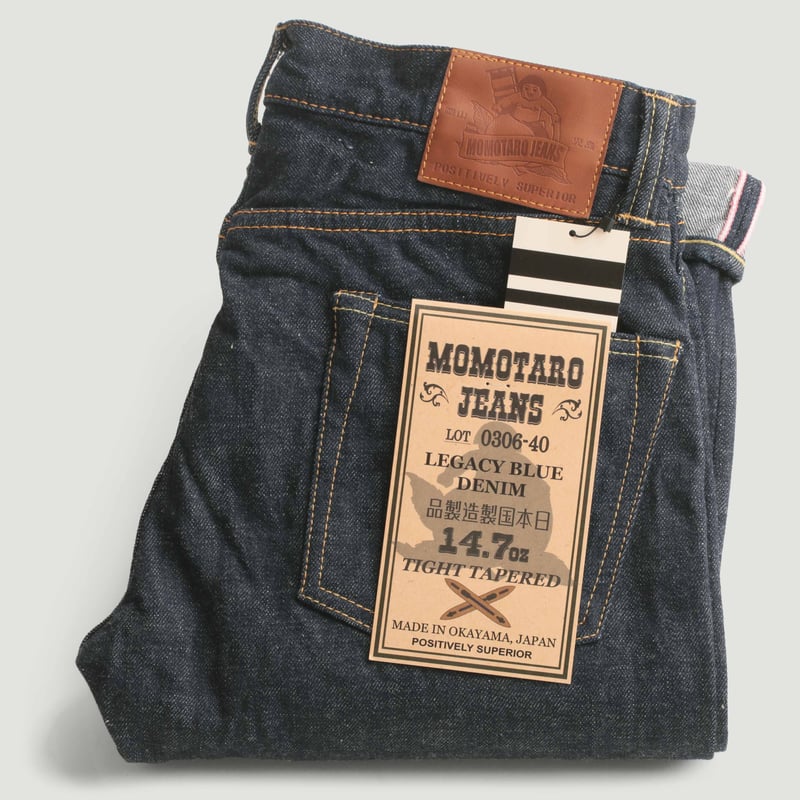 0306-40 Tight Tapered 14.7oz Legacy Blue Denim