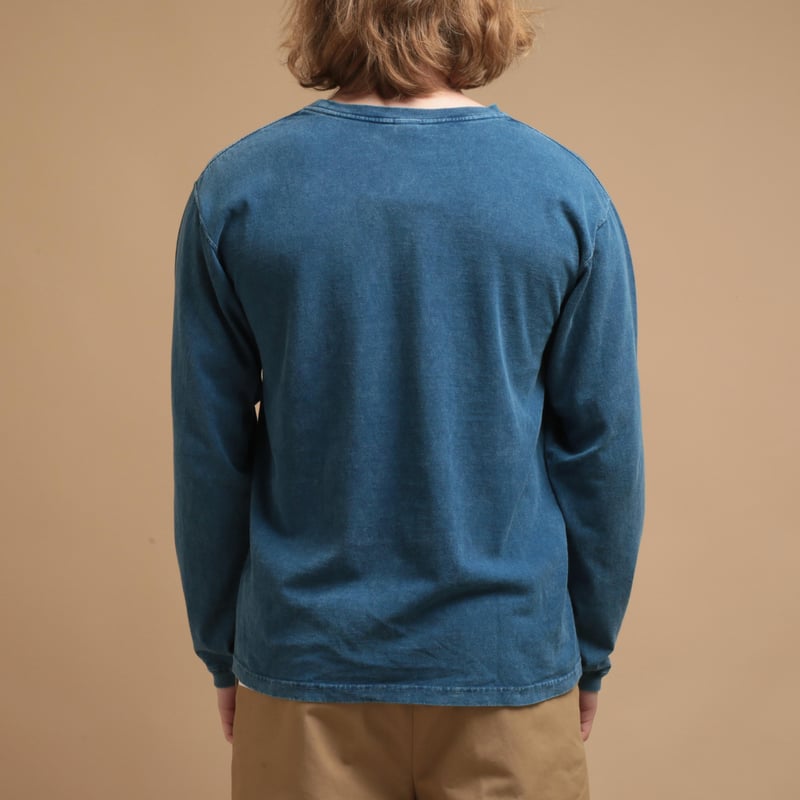 L/S Pocket Tee Ice Blue