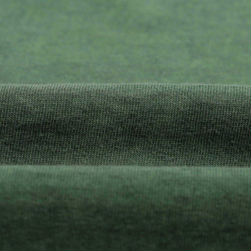 Short Sleeve Henley Tee in Dark Green